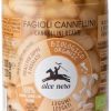 ALCE NERO ORGANIC COOKED CANNELLINI BEANS JAR 12 / 300g