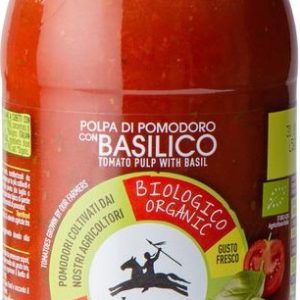 ALCE NERO ORGANIC TOMATO PULP WITH BASIL 12 / 500g