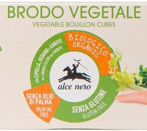 ALCE NERO ORGANIC VEGETABLE BOULLION CUBES WITHOUT PALM OIL 24 / 100g