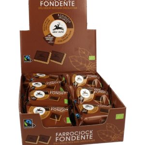 ALCE NERO ORGANIC FAIRTRADE SPELT BISCUIT DARK CHOCOLATE 96 / 28g