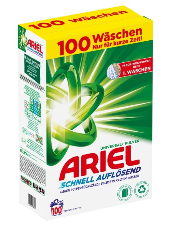 ARIEL REGULAR POWDER 1 / 6 KG. box - 100 WL