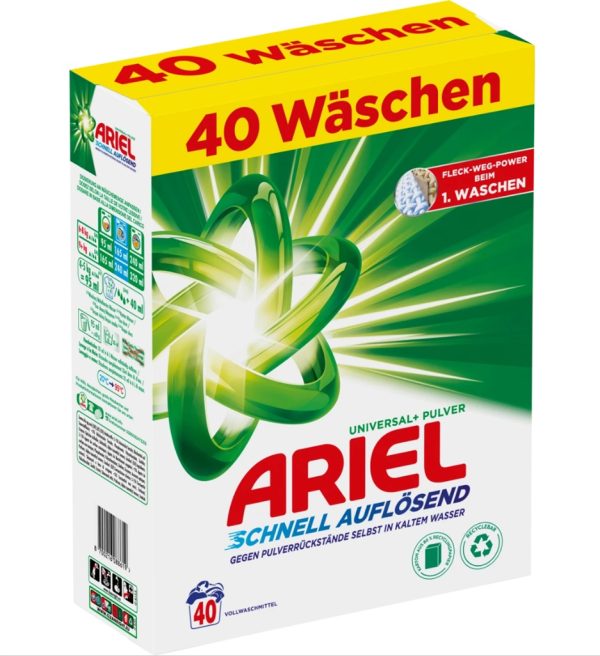 ARIEL REGULAR POWDER 4 / 2.4 KG. box - 40 WL