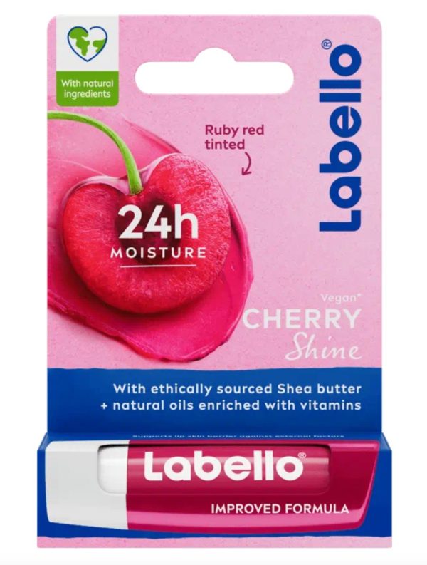 LABELLO FRUITY SHINE CHERRY single 6 STK.