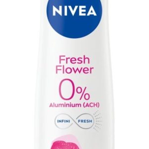 NIVEA DEO SPRAY FRESH FLOWER 0% ACH  women 6/150ml.