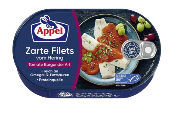 APPEL HERINGFILETS TOMATE BURGUNDER ART 10 / 200 G