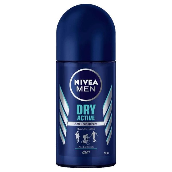 NIVEA DEO ROLL ON DRY ACTIVE men 6/50ml.