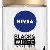 NIVEA DEO ROLL ON B&W INVISIBLE SILKY SMOOTH women  6/50ml.