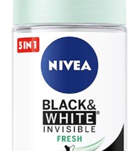 NIVEA DEO ROLL ON B&W INVISIBLE FRESH women  6/50ml.