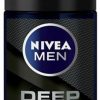NIVEA DEO ROLL ON DEEP DARK WOOD BLACK CARBON men  6/50ml.