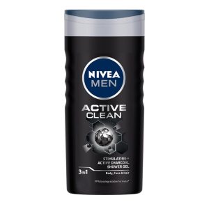NIVEA SHOWERGEL ACTIVE CLEAN men  6/250ml.