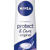 NIVEA DEO SPRAY PROTECT & CARE ORIGINAL  women 6/150ml.