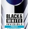 NIVEA DEO SPRAY B&W INVISIBLE FRESH men 6/150ml.