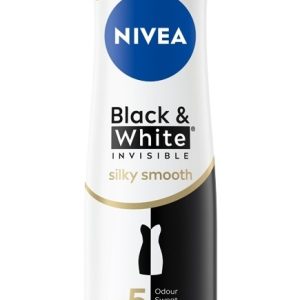 NIVEA DEO SPRAY B&W INVISIBLE SILKY SMOOTH women  6/150ml.