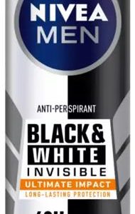 NIVEA DEO SPRAY B&W ULTIMATE IMPACT men  6/150ml.