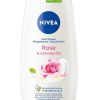 NIVEA SHOWERGEL  ROSE & ALMOND OIL  6/250ml.