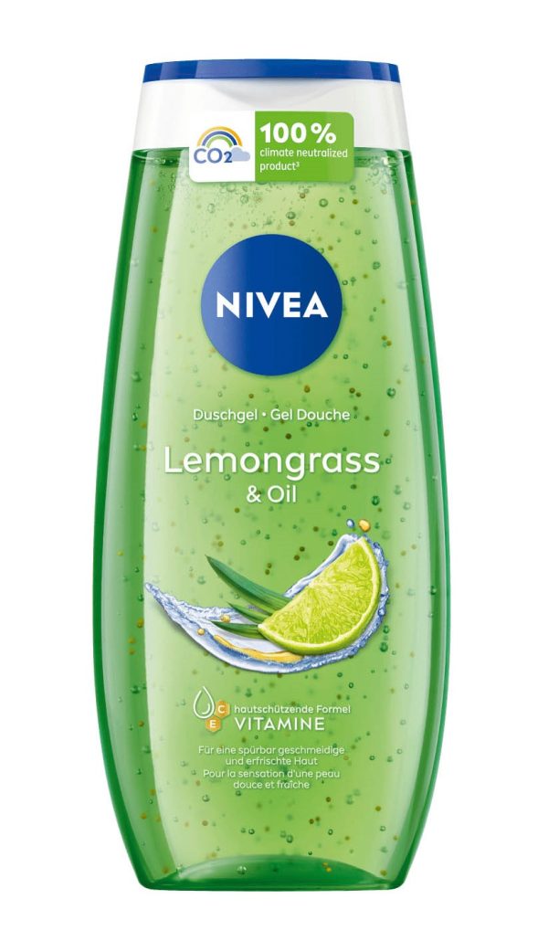 NIVEA SHOWERGEL LEMONGRASS & OIL  6/250 ml.