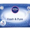 NIVEA BABY FRESH & PURE WIPES  12 / 63 pcs.