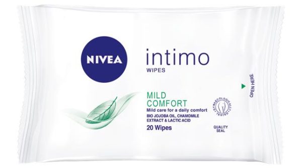 NIVEA INTIMO MILD WIPES 12/20 pcs.