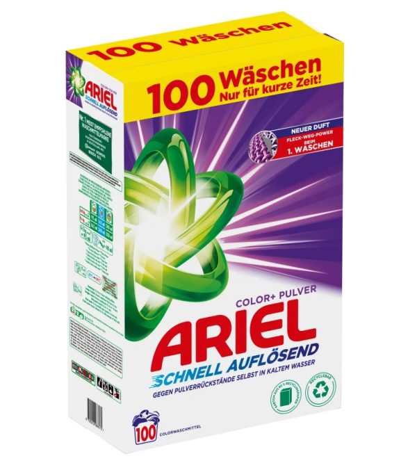 ARIEL COLOR POWDER 1 / 6.5 KG. box - 100 WL
