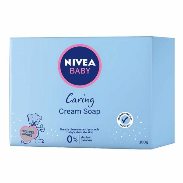 NIVEA BABY CARING CREME SOAP BAR 6 / 100 g.