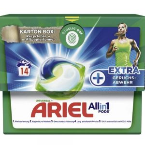 ARIEL REGULAR EXTRA ODOR DEFENSE  ALL-IN ONE PODS   4 / 14-WL
