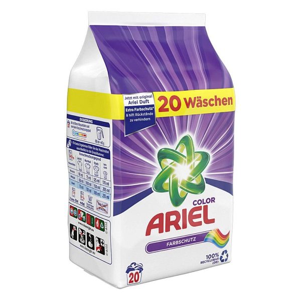 ARIEL COMPACT COLOR POWDER 4 / 1.3 KG. - 20 WL