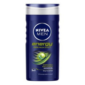 NIVEA SHOWERGEL 3in1 ENERGY 24H men 6/250 ml.