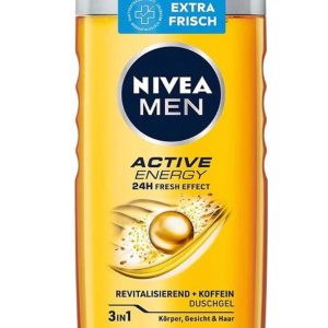 NIVEA SHOWERGEL 3in1 ACTIV ENERGY 24H men 6/250 ml.