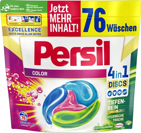 PERSIL COLOR DISCS  4 / 1.9 KG. - 76 WL