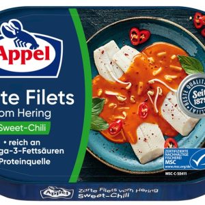 APPEL HERINGSFILET SWEET-CHILI 10 / 200 G.