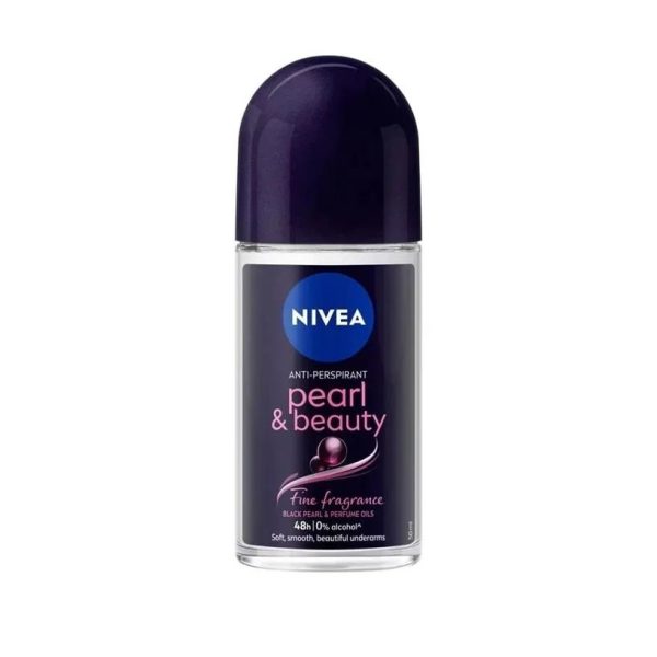 NIVEA DEO ROLL ON PEARL & BEAUTY BLACK women 6/50 ml.