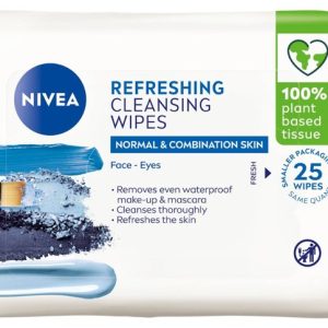 NIVEA FACE CLEANSING WIPES 3in1 NORMAL SKIN  6 / 25 pcs