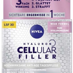 NIVEA FACE HYALURON CELLULAR FILLER DAY CREAM SPF30  3 / 50 ml..