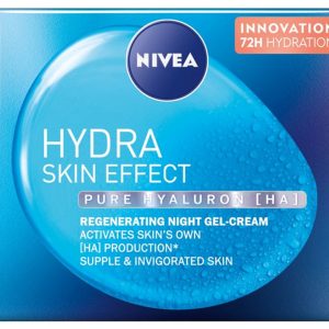 NIVEA FACE HYDRA SKIN EFFECT HYALURON  NIGHT GEL 3 / 50 ml.