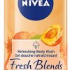 NIVEA SHOWERGEL FRESH BLEND APRICOT MANGO  6/300 ml.