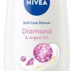 NIVEA SHOWERGEL DIAMOND & ARGAN OIL  6/250 ml.