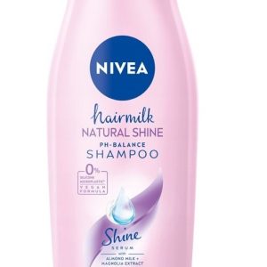 NIVEA SHAMPOO NATURAL SHINE HAIR MILK  6 / 400 ml.