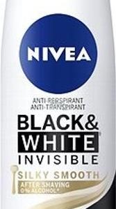 NIVEA DEO SPRAY XL B&W INVISIBLE SILKY SMOOTH women 6/200ml.