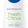 NIVEA DEO SPRAY FRESH CITRUS  women  6/150ml.