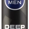 NIVEA DEO SPRAY XL DEEP BLACK CARBON  men 6/200ml.