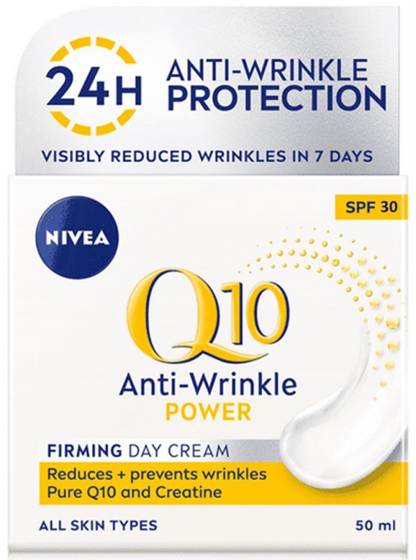 NIVEA FACE Q10 ANTI-WRINKLE POWER DAY CREAM SPF 30 ALL SKIN TYPES  3 / 50 ml.