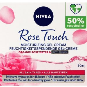 NIVEA FACE ROSE TOUCH MOISTURIZING GEL CREAM WITH HYALURON  3 / 50 ml.