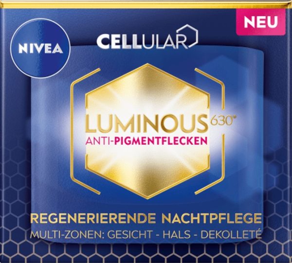 NIVEA FACE CELLURAL LUMINOUS NIGHT CREAM ANTI-PIGMENTATION  3 / 50 ml.