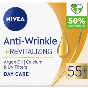 NIVEA FACE 55+ DAY CREAM  ANTI-WRINKLE & REVITALIZING  3 / 50 ml.
