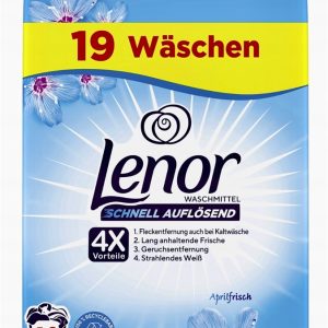 LENOR APRIL FRESH POWDER DETERGENT  4 / 1.14 KG - 19 WL