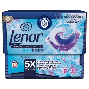 LENOR PODS APRIL FREESH ALL IN ONE  DETERGENT 4 / 14 WL