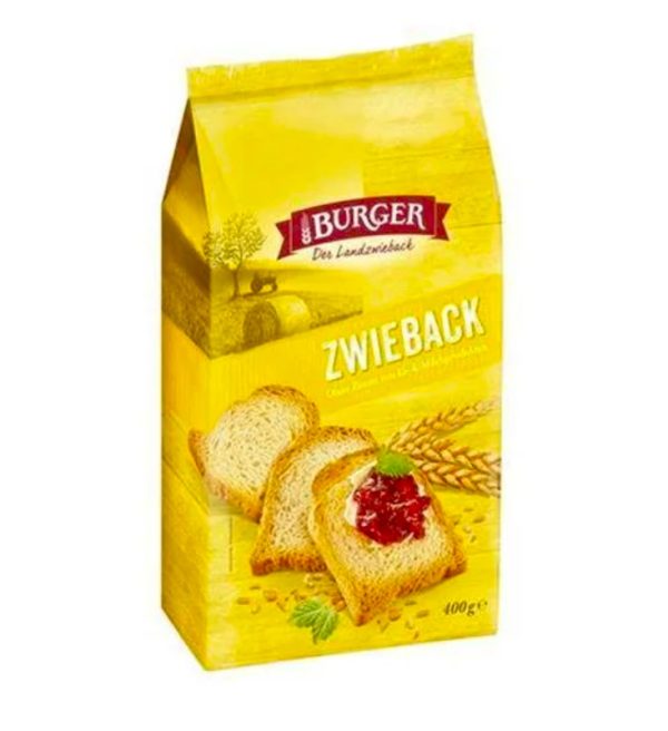 BURGER ZWIEBACK / RUSK  12 / 225 G.