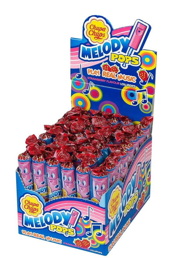 CHUPA CHUPS MELODY POP STRAWBERRY 48 / CASE