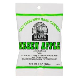 CLAEYS GREEN APPLE HARD CANDY  24 / 6 OZ.