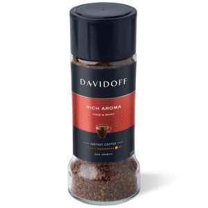 DAVIDOFF  RICH  AROMA   INSTANT COFFEE  6 / 100 G. - GLASS